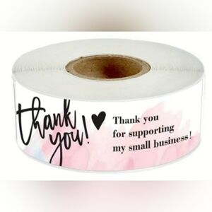 New 120 Thank you for supporting my small business stickers